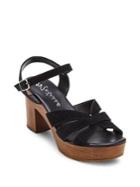 Matisse Adella Suede And Wood Sandals