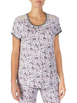 Kensie Floral Short-sleeve Tee