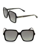Gucci 56mm Square Acetate Sunglasses