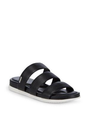 Calvin Klein Dalana Leather Platform Sandals