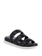 Calvin Klein Dalana Leather Platform Sandals
