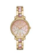 Michael Kors Sofie Two-tone Stainless Steel Multifunction Bracelet Strap