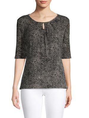 Premise Dotted Roundneck Top