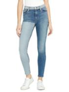 Hudson Jeans Barbara High-rise Super Skinny Two-tone Jeans