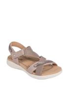Earth Bali Leather Ankle-strap Sandals