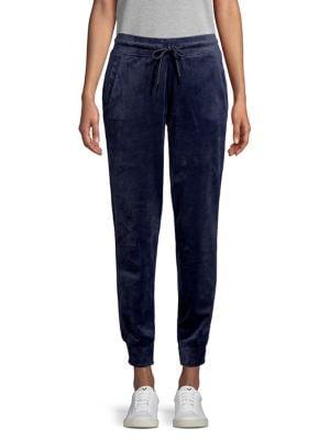 Marc New York Performance Velvet Drawstring Jogger Pants