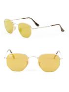 Ray-ban Rb3548n Round Mirrored Sunglasses