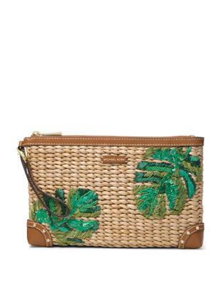 Michael Michael Kors Malibu Extra Large Zip Clutch