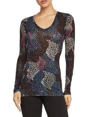 Bcbgmaxazria Sea Of Life Knit Top
