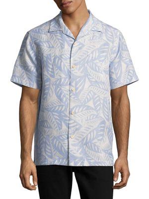 Tommy Bahama Casa Fronda Floral Short-sleeve Button Down