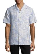 Tommy Bahama Casa Fronda Floral Short-sleeve Button Down