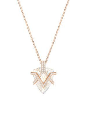 Goodwill Full-cut Swarovski Crystal Pave Pendant Necklace