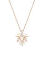Goodwill Full-cut Swarovski Crystal Pave Pendant Necklace
