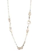 Carolee Goldplated Twist Disc Station Necklace
