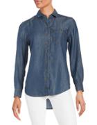 Lord & Taylor Roll-tab Button Shirt