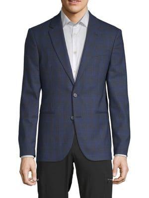 Karl Lagerfeld Paris Glen Plaid Sportcoat