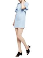 Bcbgeneration Short-sleeve Denim Shift Dress