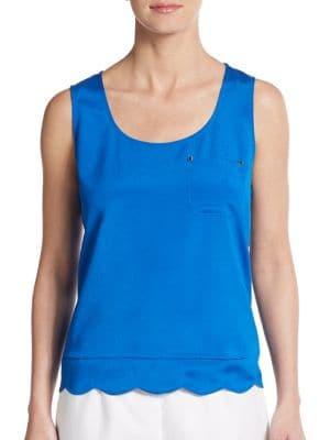 Ivanka Trump Studded Pocket Tank