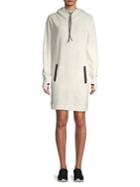 Marc New York Performance Drawstring Hood Funnel Dress