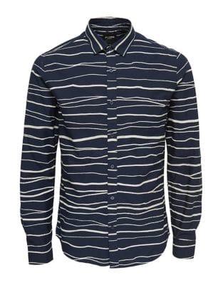 Only And Sons Printed Casual Button-down Shirt