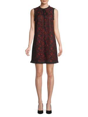 Kensie Sleeveless Lace Shift Dress