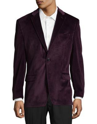 Lauren Ralph Lauren Notch Lapel Velvet Sportcoat
