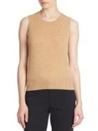 Lord & Taylor Cashmere Crewneck Shell