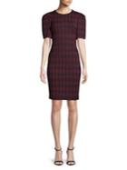 Calvin Klein Checkered Sheath Dress