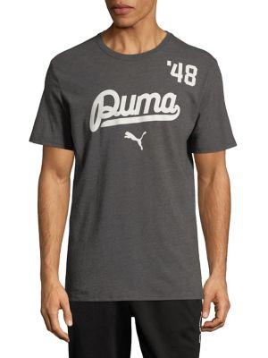 Puma Crewneck Logo-print Tee