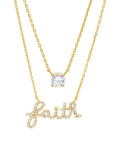 Lord & Taylor Nested Faith Pendant Necklace