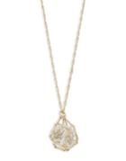 Kensie Singapore Crystal Chain Necklace