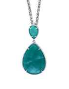 Effy 925 Sterling Silver And Amazonite Pendant Necklace