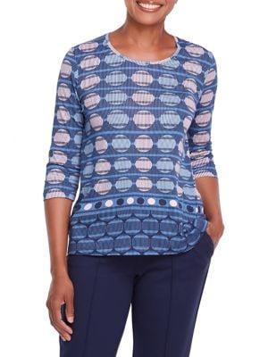 Olsen Mixed-dot Tee