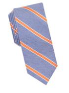 Tallia Orange Irving Striped Tie