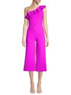 Chiara Boni La Petite Robe Ruffled One-shoulder Culotte Jumpsuit