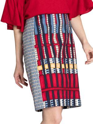 Nic+zoe Santiago Hill Geometric Skirt