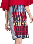 Nic+zoe Santiago Hill Geometric Skirt