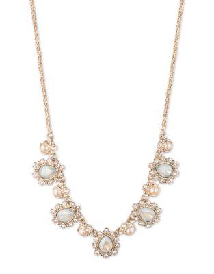 Marchesa Pearl Frontal Necklace