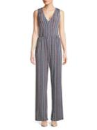 Bcbgeneration Basket Weave Cutout Jumpsuit