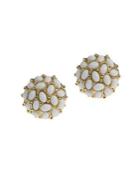 Kenneth Jay Lane Round Clip-on Earrings