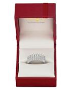 Morris & David 14k White Gold & Diamond Band Ring - 1.5 Tcw