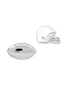 Dolan Bullock Cleveland Browns Rhodium-plated Sterling Silver Earrings