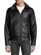 Karl Lagerfeld Faux Fur-lined Jacket