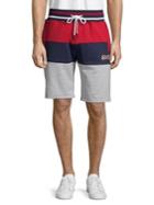 Le Tigre Clinton Colorblock Fleece Shorts