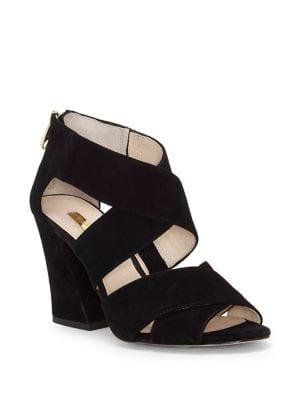 Louise Et Cie Kriztsa Block Heel Leather Sandals