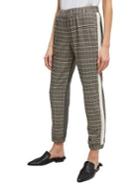 French Connection Pull-on Side-stripe Checkered Pants