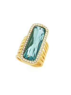 Cole Haan Colorful Crystal-embellished Ring