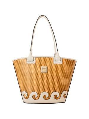 Dooney & Bourke Beacon Woven Atlantic Leather Tote