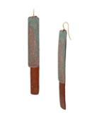 Robert Lee Morris Collection Bar Drop Earrings