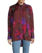 Free People Silky Nights Button-down Shirt